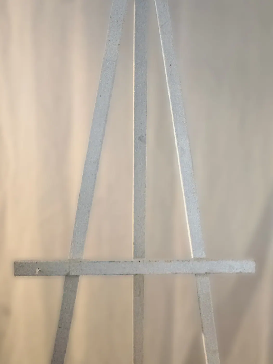 White Wood Display Easel available party rental item from HD Party Supplies